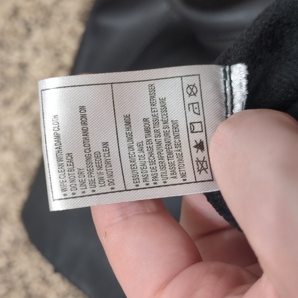 BB Dakota Girl Crush black faux vegan leather high waisted above the knee skirt - Picture 8 of 11